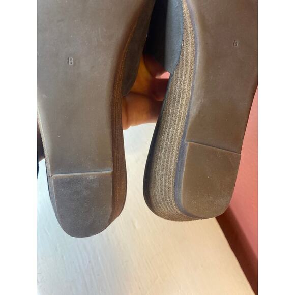 Gray Jeffrey Campbell Suede Noah Mules 8 - Picture 3 of 6